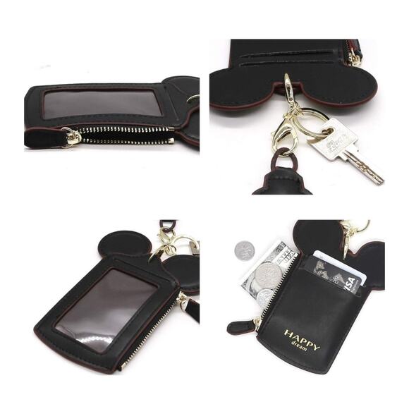 Mouse Ears ID Badge Holder with Wallet & Lanyard - Set of 2 - Picture 4 of 4